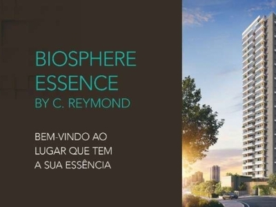 Lançamento imobiliário do essence biosphere by cauã reymond com stúdios medindo 22 m² na paralela imbuí em salvador bahia
