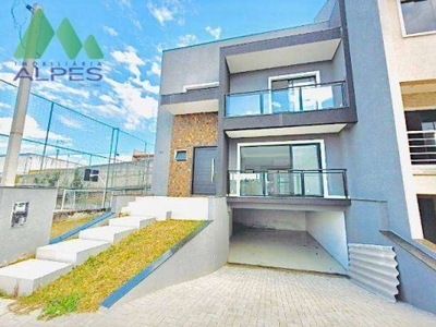 Sobrado com 3 dormitórios à venda, 185 m² por r$ 970.000,00 - pinheirinho - curitiba/pr