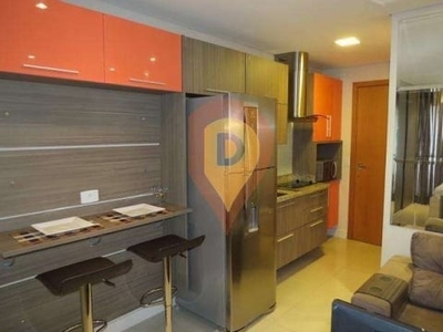 Studio com 1 dormitório para alugar, 33 m² - centro - curitiba/pr