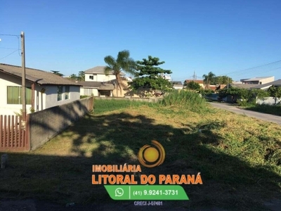 Terreno à venda no bairro grajaú - pontal do paraná/pr