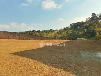 Terreno em condomínio fechado à venda na estrada de ipanema, 2805, alphaville, santana de parnaíba por r$ 1.200.000