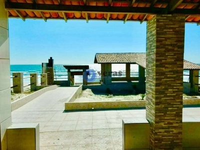 Veras vende casa 7 quartos na beira da praia de icapuí- ceará