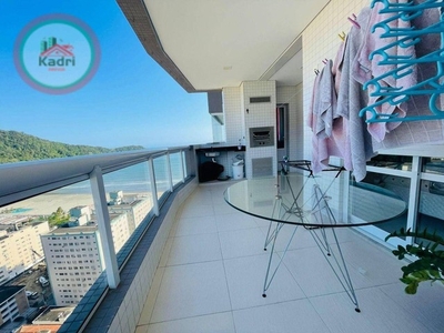 Apartamento com 3 dormitórios à venda, 132 m² por R$ 1.750.000 - Canto do Forte - Praia Gr