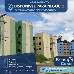 Apartamento para venda com 42 metros quadrados com 2 quartos em Tarumã - Manaus - AM