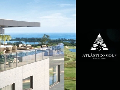 Lançamento na Barra: Apartamento no Atlântico Golf, 3 suítes, 119m, em frente ao Campo de