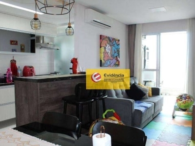 Apartamento com 2 dormitórios à venda, 60 m² por r$ 550.000,00 - vila leopoldina - santo andré/sp