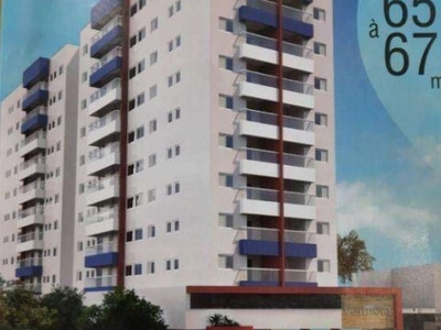 Apartamento com 2 dormitórios à venda, 67 m² por r$ 522.596,50 - caiçara - praia grande/sp