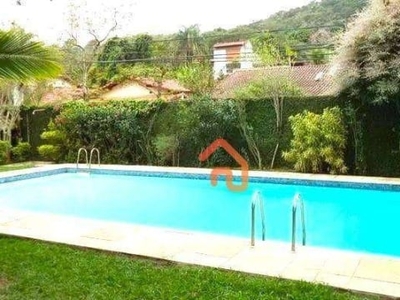Casa de 1 quarto (suíte), piscina, amplo jardim e vaga de garagem, 195 m², por r$ 780.000 - vila progresso - niterói/rj