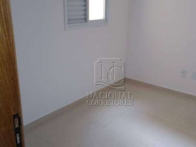 Cobertura com 2 dormitórios à venda, 100 m² por r$ 350.000,00 - vila camilópolis - santo andré/sp