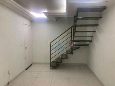 Cobertura com 2 dormitórios para alugar, 76 m² por r$ 2.739,53/mês - serrano - belo horizonte/mg