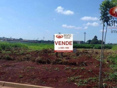 Terreno à venda, 250 m² por r$ 290.000,00 - jardim itapuã - santa bárbara d'oeste/sp