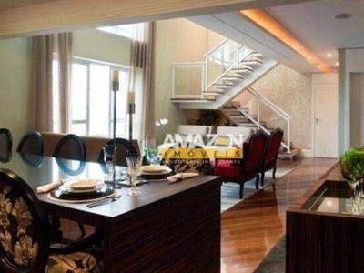 Cobertura com 4 dormitórios, 300 m² - venda por R$ 1.850.000 ou aluguel por R$ 19.000/mês - Vila Ema - São José dos Campos/SP