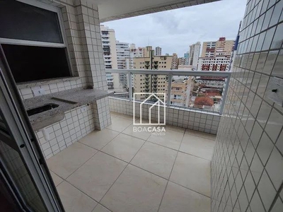 Apartamento com 2 dormitórios à venda, 71 m² por R$ 470.000,00 - Vila Guilhermina - Praia
