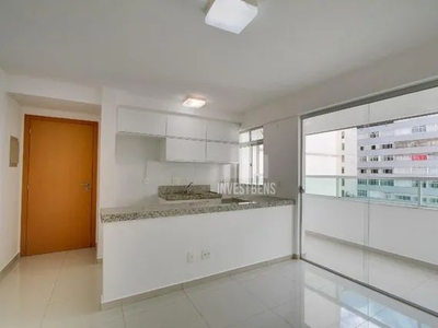 Apartamento de 1 quarto com varanda para alugar no Centro de BH