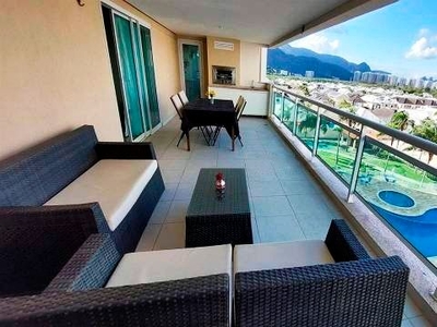 Apartamento em Barra da Tijuca, Rio de Janeiro/RJ de 142m² 4 quartos à venda por R$ 1.598.000,00