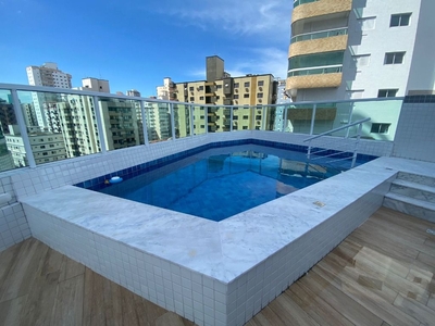 Apartamento em Vila Guilhermina, Praia Grande/SP de 44m² 1 quartos à venda por R$ 299.000,00