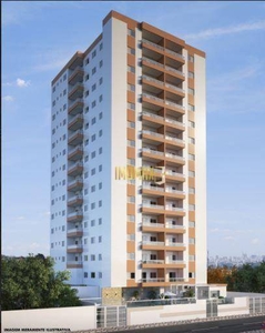 Apartamento em Vila Guilhermina, Praia Grande/SP de 57m² 2 quartos à venda por R$ 360.600,00
