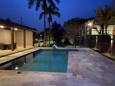 Casa com 5 quartos, 420 m² - venda por r$ 2.450.000 ou aluguel por r$ 13.473/mês - condomínio são joaquim - vinhedo/sp
