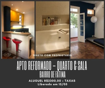 Loft BF - Apto quarto, sala, cozinha americana, varanda e banheira - Bairro de Fátima - RJ