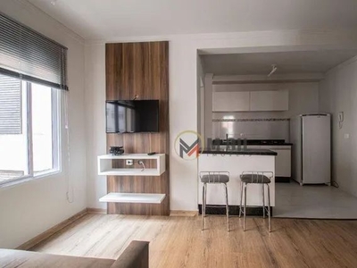 Studio com 1 dormitório para alugar, 47 m² por R$ 2.252,20/mês - Centro - Curitiba/