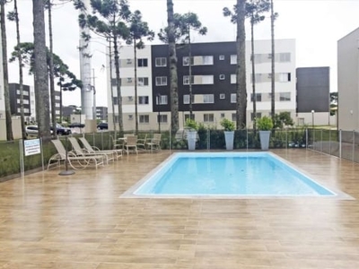 Apartamento com 2 quartos para alugar na rua maria joaquina vaz, 721, jardim itaqui, campo largo, 46 m2 por r$ 1.100
