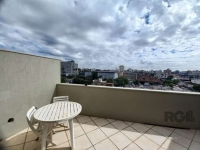 Cobertura com 1 quarto para alugar na rua leopoldo bier, santana, porto alegre, 77 m2 por r$ 1.450