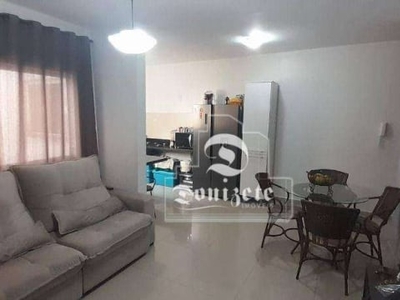 Cobertura com 2 dormitórios à venda, 95 m² por r$ 455.000,10 - vila bela vista - santo andré/sp