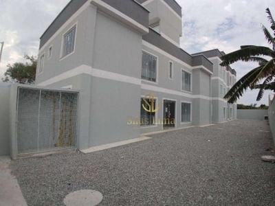 Apartamento com 2 dormitórios à venda, 50 m² por r$ 158.900,00 - enseada das gaivotas - rio das ostras/rj