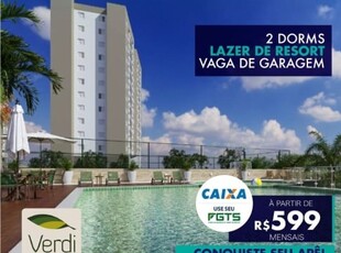 Apartamento à venda em arujá na planta com 1 e 2 dormitório(s) varanda e garagem