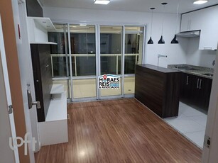 Apartamento à venda em Campo Belo com 43 m², 1 quarto, 1 suíte, 1 vaga