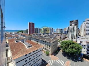 Apartamento para venda em praia grande, ocian, 1 dormitório, 1 banheiro, 1 vaga