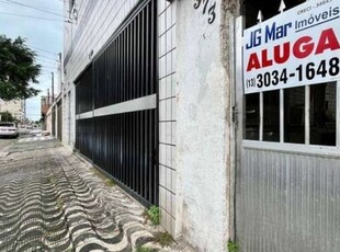 Casa com 1 dormitório para alugar, 40 m² por r$ 1.000/mês - aviação - praia grande/sp