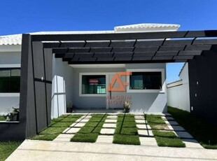 Casa com 3 dormitórios, 140 m² - venda por r$ 600.000,00 ou aluguel por r$ 4.000,00/mês - recanto do sol - são pedro da aldeia/rj