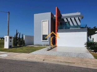 Casa com 4 dormitórios à venda, 320 m² por r$ 1.600.000,00 - viverde - rio das ostras/rj