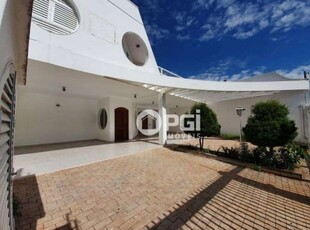 Casa com 4 dormitórios para alugar, 463 m² por r$ 6.393,11/mês - alto da boa vista - ribeirão preto/sp