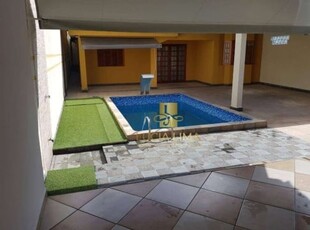 Casa imperdível com piscina com 3 dormitórios à venda, 180 m² por r$ 430.000 - jardim nova esperança - jacareí/sp