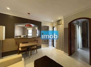 Flat com 1 dormitório à venda, 44 m² por r$ 500.000,00 - gonzaga - santos/sp