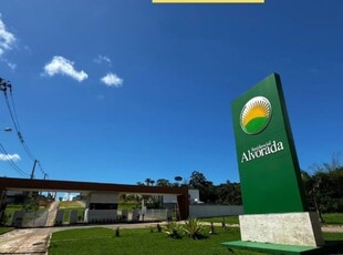 Lote plano, nascente 317 m2 em cond fechado prox ao alphaville litoral norte