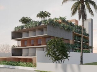 Ref: la017 - flat à venda, bessa, 1 e 2 quarto, beira mar, pé na areia