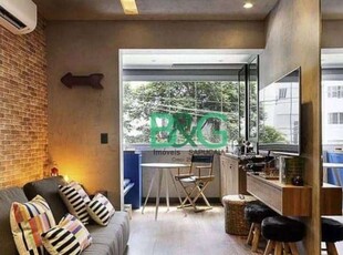 Studio à venda, 22 m² por r$ 540.000,00 - vila madalena - são paulo/sp