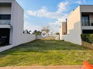 Terreno à venda, 376 m² por r$ 825.000,00 - condomínio dona lucilla - indaiatuba/sp