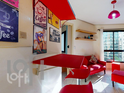 Apartamento à venda em República com 45 m², 1 quarto, 1 vaga