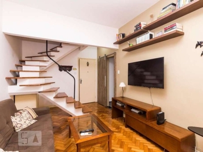 Cobertura para aluguel - laranjeiras, 2 quartos, 81 m² - rio de janeiro