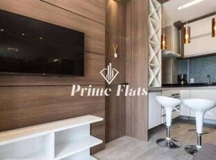 Flat disponível para locação no condomínio add nova berrini, com 33m², 1 dormitório e 1 vaga