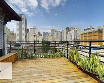 Bela laje comercial com 1084 m2 a.u- 5 vagas- R Augusta- av;. Paulista- Metrô Consolação e