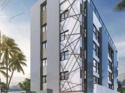 Apartamento com 1 dormitório à venda, 22 m² por r$ 204.000,00 - intermares - cabedelo/pb