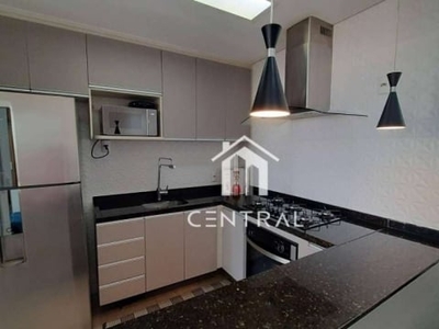 Apartamento com 2 dormitórios, 66 m² - venda por r$ 570.000 ou aluguel por r$ 4.200/mês - jardim flor da montanha - guarulhos/sp (condomínio the gate)