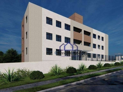 Apartamento com 2 dormitórios à venda, 37 m² por r$ 165.000 - campina da barra - araucária/pr