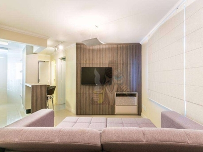 Apartamento com 2 dormitórios à venda, 47 m² por r$ 420.000,00 - alto da rua xv - curitiba/pr
