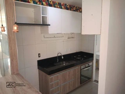 Apartamento com 2 dormitórios para alugar, 60 m² - Jardim Minda - Hortolândia/SP
